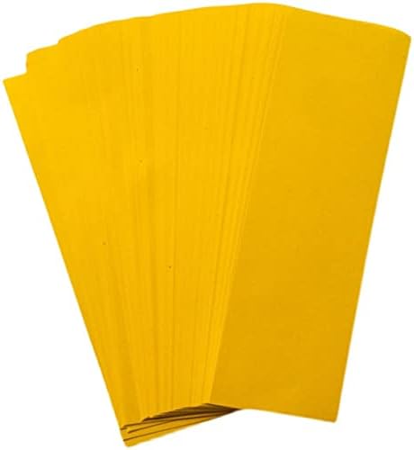 อุปกรณ์เต้านม 100pcs ที่ดี, กระดาษสีเหลืองที่ดี, กระดาษสีเหลืองว่างเปล่า, กระดาษฟูเปล่า, ว่างเปล่าโชคดี