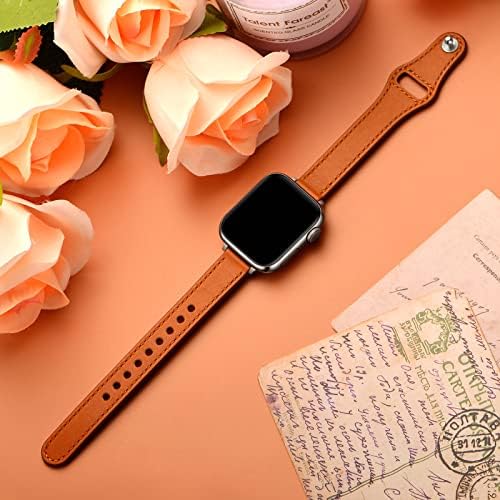 qanxgog หนังนาฬิกาสำหรับ Apple Watch 45 มม. 44 มม. 42 มม