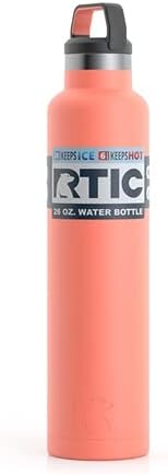 RTIC 26 ออนซ์ขวดน้ำฉนวน, โลหะสแตนเลสโลหะฉนวนกันความร้อนสองชั้น, BPA ฟรีนำกลับมาใช้ใหม่ได้, ขวดเทอร์โมสกันรั่วสำหรับเครื่องดื่มร้อนและเย็น