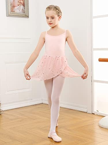 Vieille เด็กวัยหัดเดิน Dance Leotards Hollow Back Ballet Leotard สำหรับสาวชุดเต้นรำ Camisole ด้วยกระโปรงตูตู
