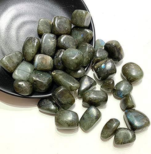 Suweile JJST 100G Natural Labradorite Stone Moonstone กรวดหินคริสตัลควอตซ์อัญมณีดิบอัญมณีธรรมชาติและแร่ธาตุ 0304