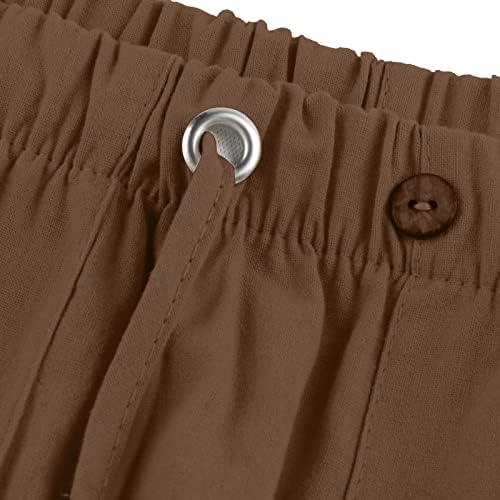 กางเกงผ้าลินินผู้ชายกางเกงบุรุษกางเกงผ่อนคลายพอดีผ้าลินินหาดกางเกงสบาย ๆ หลวมพอดีกับกางเกงเอวยืดหยุ่นกางเกงกางเกงขายาวยาวกางเกงขายาวกางเกงขายาวกางเกงขายาวกางเกง