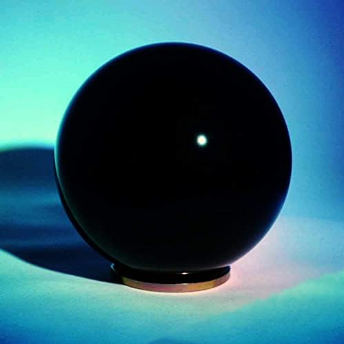 dsjuggling acrylic สีดำแข็งติดต่อลูกบอลเล่นกล - 80 มม. - 3.15 นิ้วพร้อมกระเป๋าพกพาหนัก